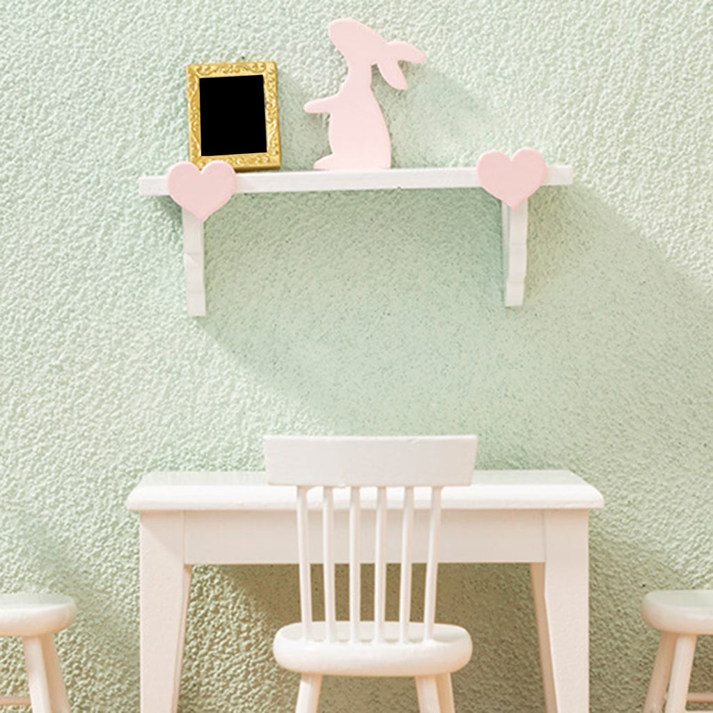 Mini Rabbit Rack Birch Dollhouse Shelf B106199