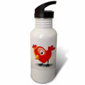 Adorable Baby Chick Heart Wings Sports Water Bottle 21oz V1050
