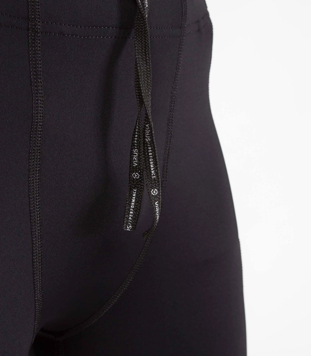 Black/Silver Compression Spats R222