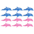 12pcs Inflatable Dolphin Model Inflatable Animal Toy Q7786