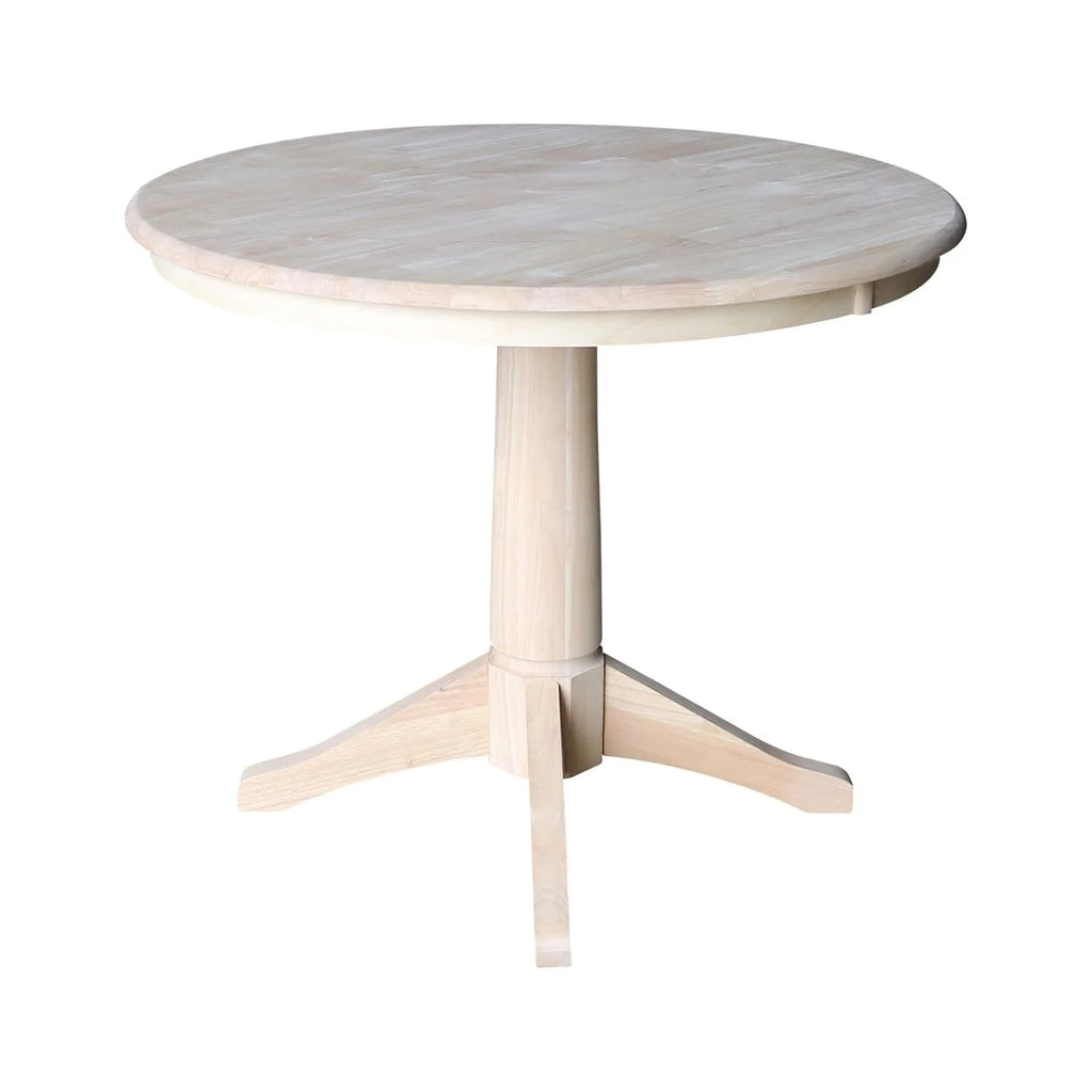 36" Round Pedestal Dining Table W55231