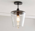Bronze Glass Flush Mount Z356019