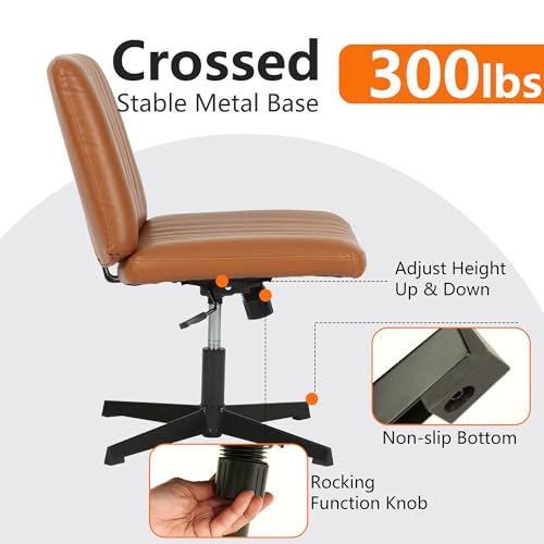 Armless Cross Legged Office Desk Chair B765705
