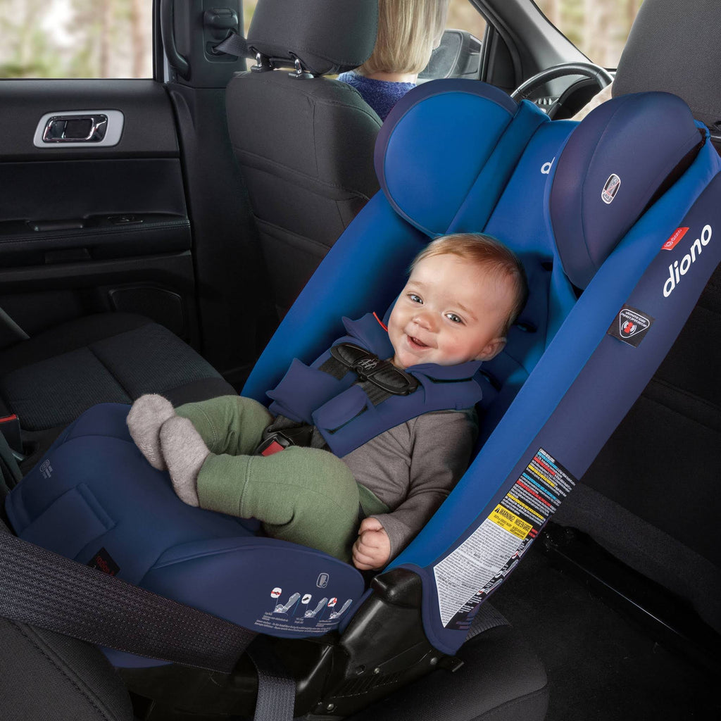 Blue All-in-One Convertible Car Seat D868