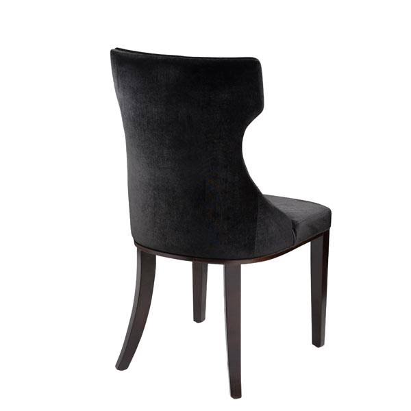 Velvet Dining Chair Set of 2 Grey D489