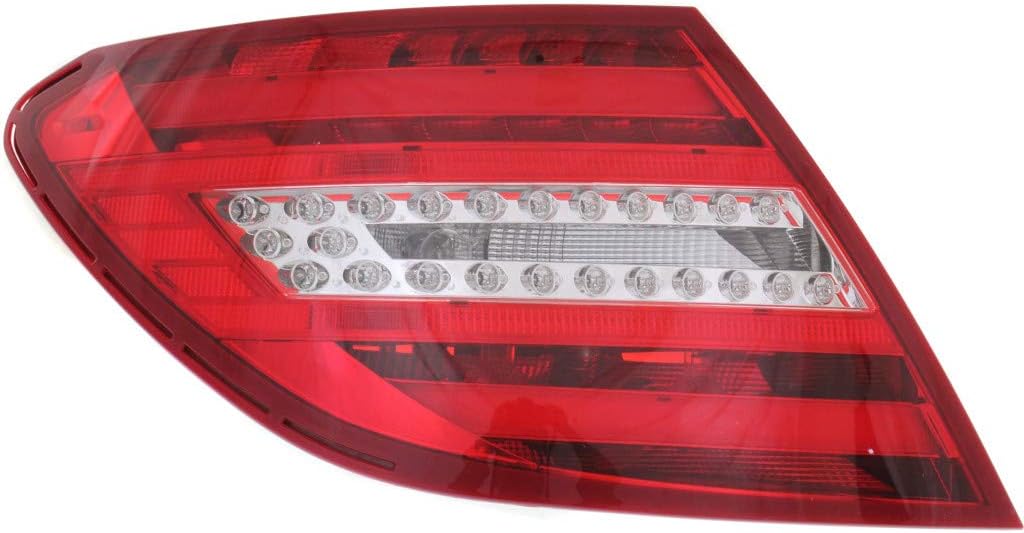 2008-2011 Mercedes-Benz C350 Tail Light Assembly Driver Side w/Bulbs V700