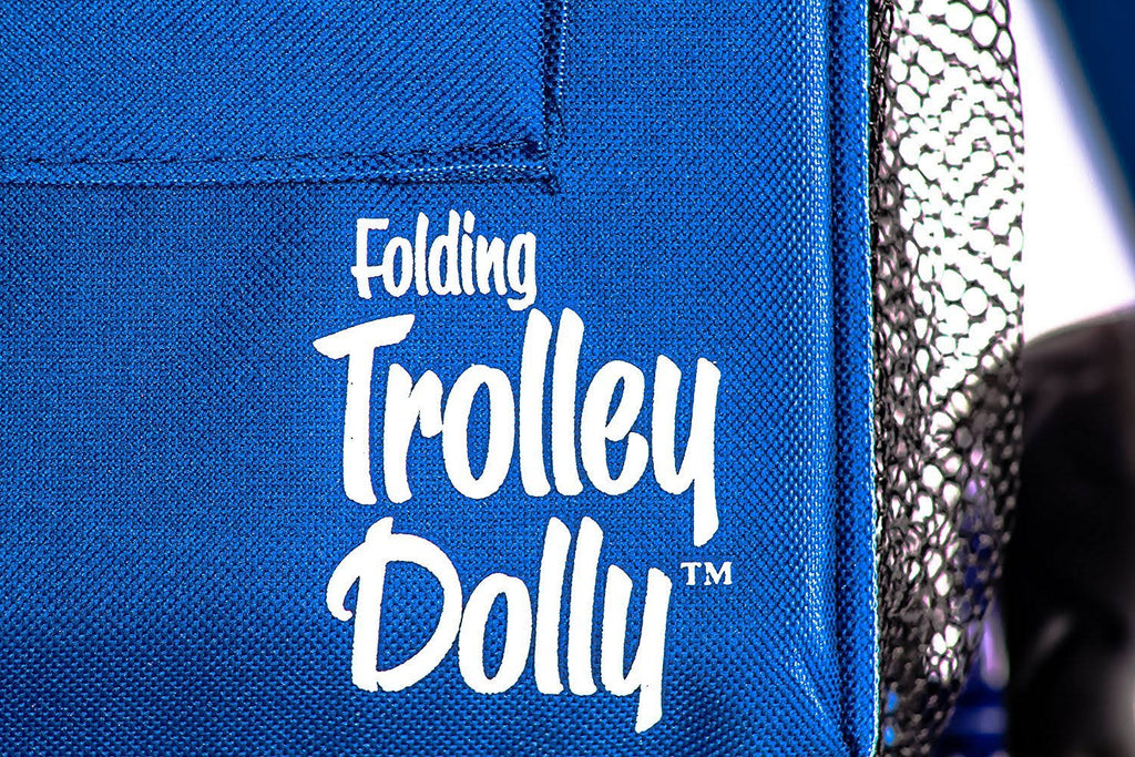 Blue Foldable Grocery Cart V54362