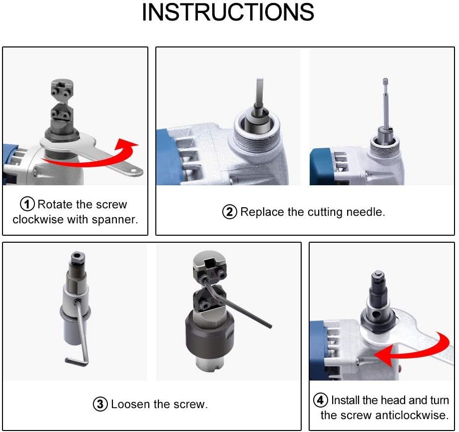 380W Electric Metal Nibbler for Cutting Stainless Steel Z272