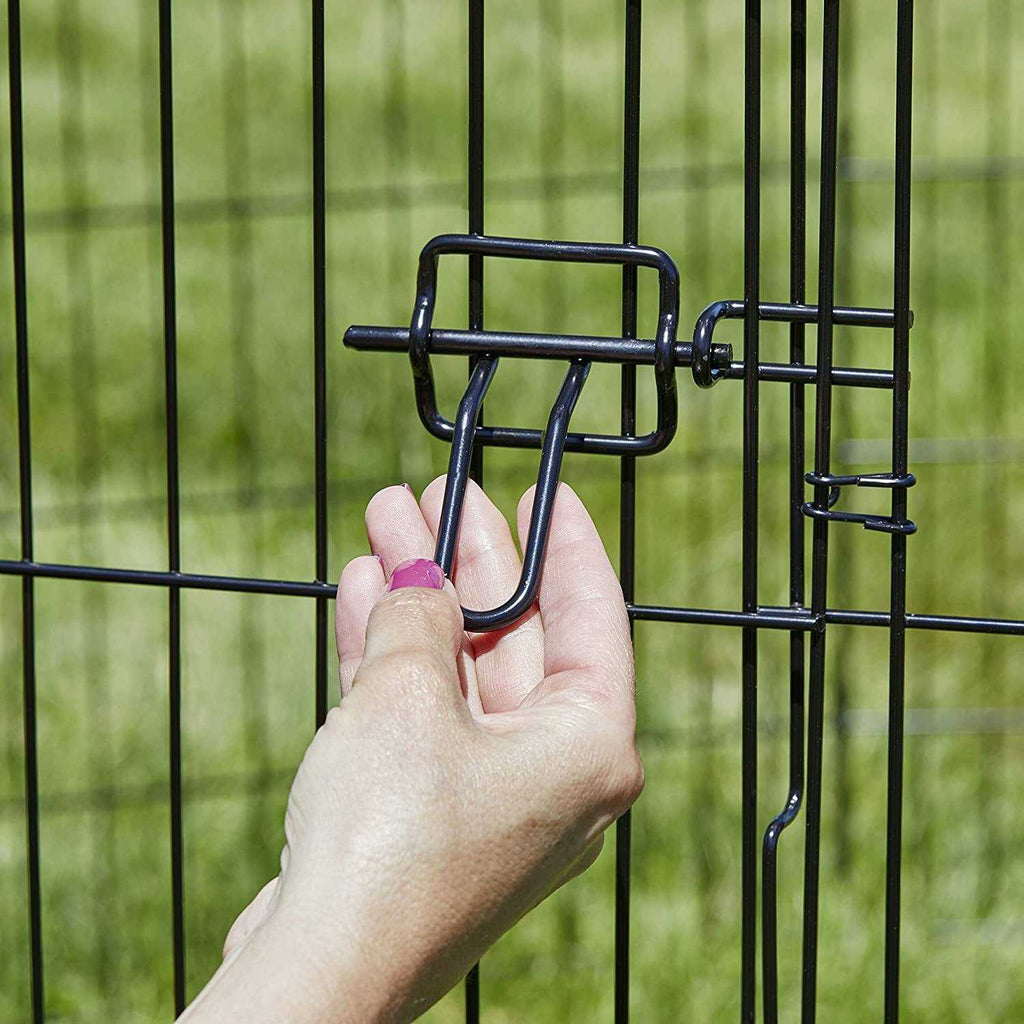 Black Exercise Pen with Door M8153