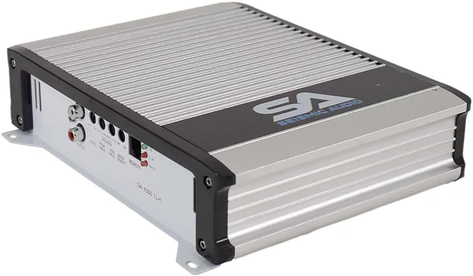Dual 12 Inch Vented 1200 Watt Car Audio Subwoofer with LED Lights Enclosure Package with Amplifier & Cables A579509