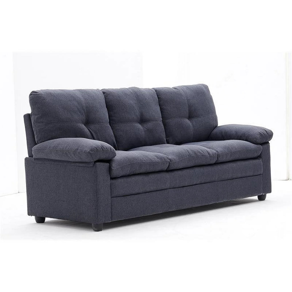 Gray 3 Piece Living Room Set with Sofa and 2 Armchairs J661