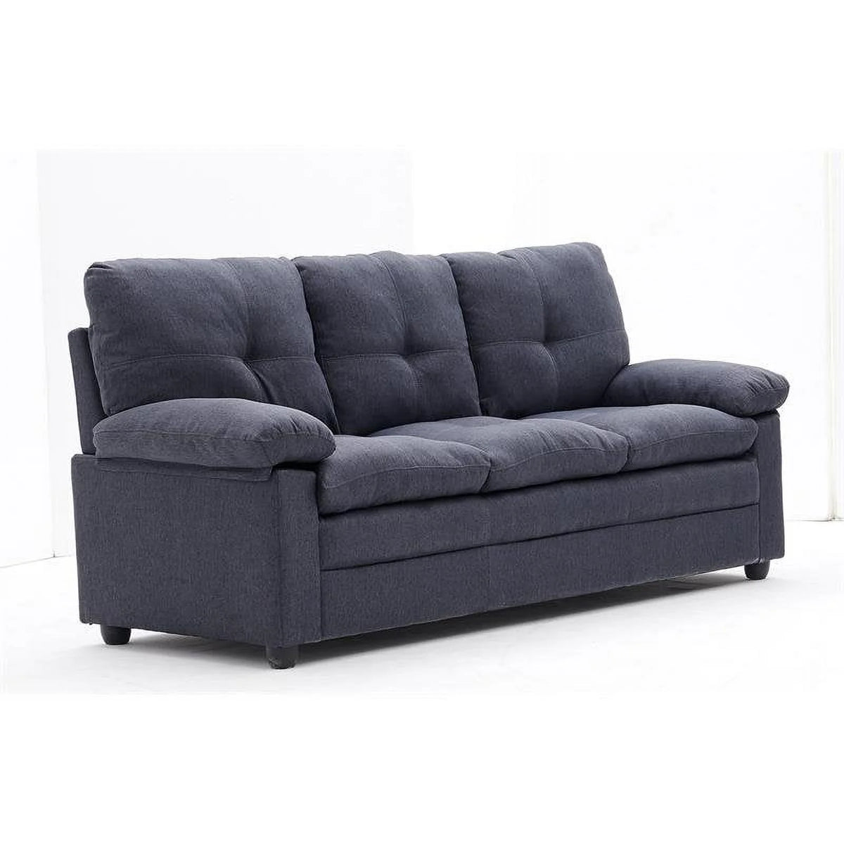Gray 3 Piece Living Room Set with Sofa and 2 Armchairs J661
