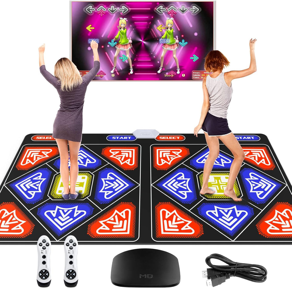 Wireless Electronic Musical Dance Floor Mats with Rechargeable Host & Remote Controller X3281
