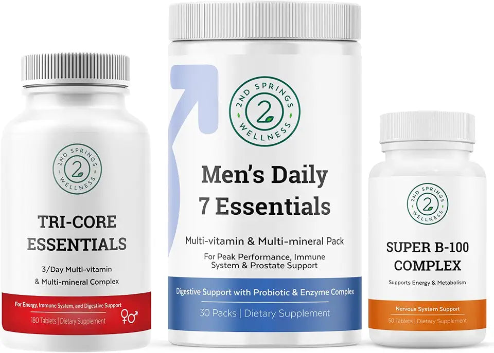 B100 Complex + Daily Multivitamin Multimineral Complex Bundle W9806