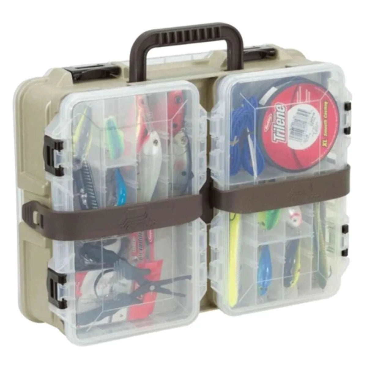 Fishing Tackle Storage Satchel, Medium, Tan/Brown W60692