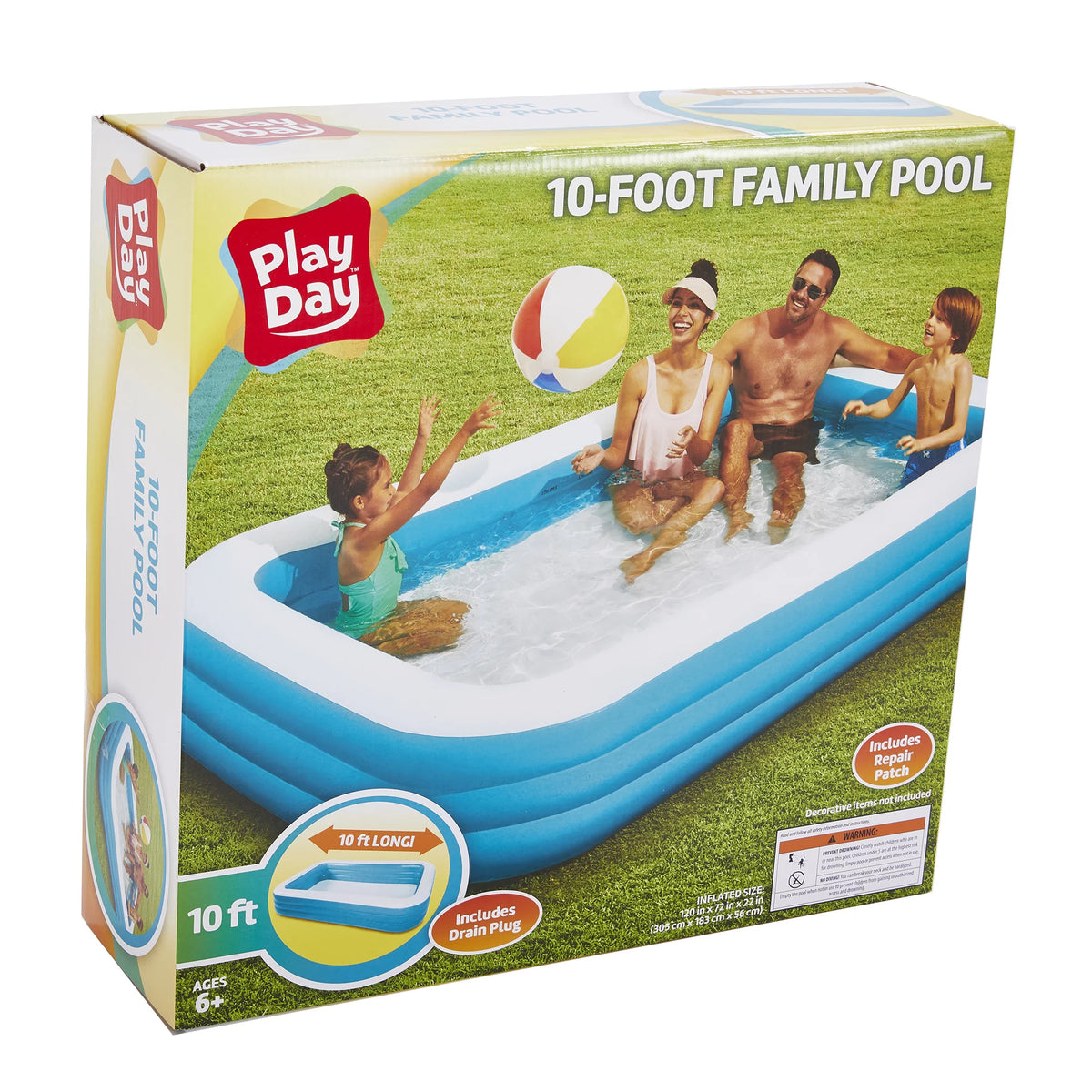 Rectangular Inflatable Family Pool R625