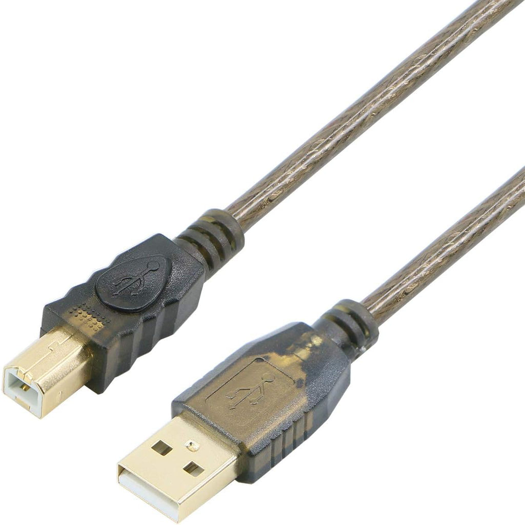 USB 2.0 Cable A Male to B Male (100 Feet) Pack of 2 L616842