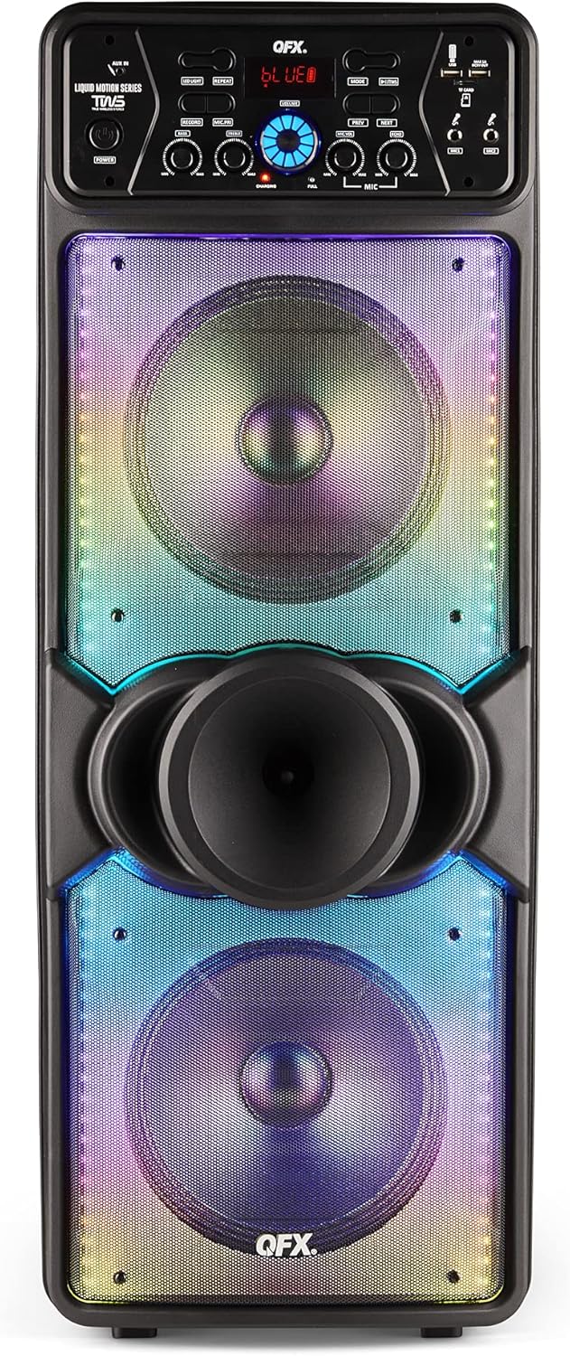 Portable Speaker with Wireless Microphone and FM Radio W5020