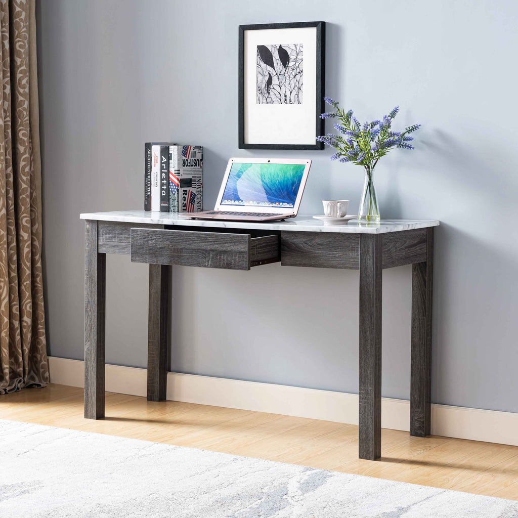 White Desk with Drawer K62718