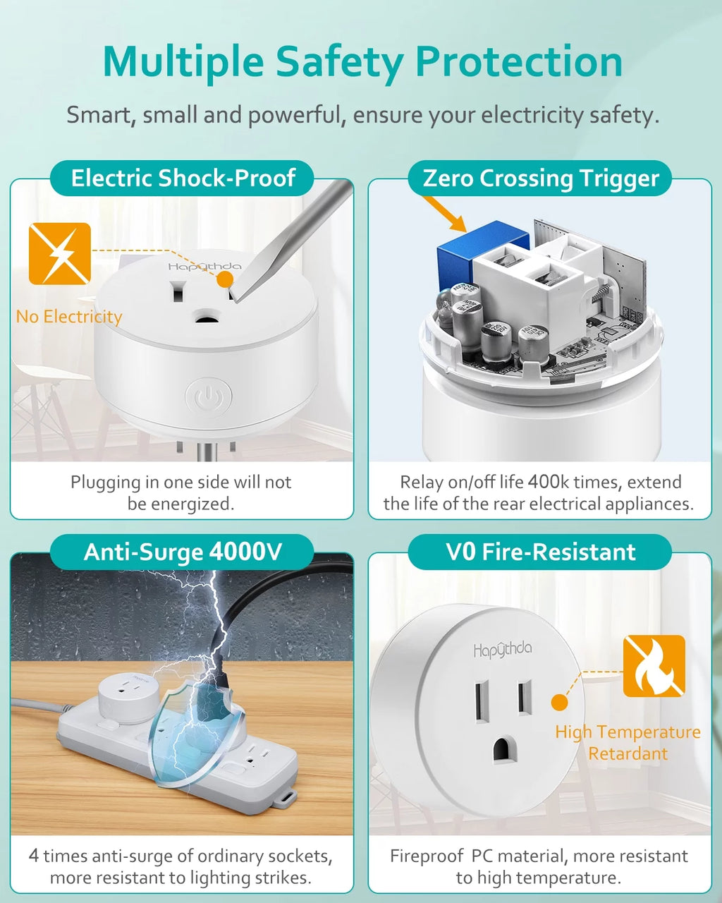 Wireless Remote Control Electrical Outlet Switch White T7056