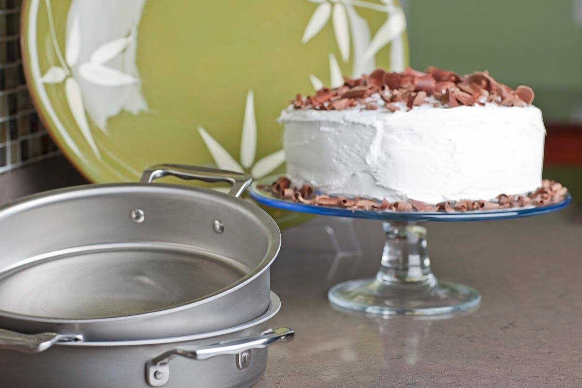 9x22 Round Stainless Steel Cake Pan B609419