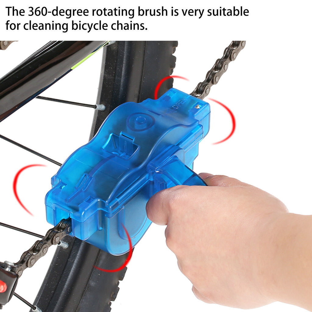 Bicycle Chain Cleaner Cleaning Brush Wheel Kit F986308