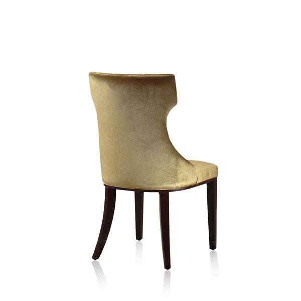 Velvet Dining Chair Set of 2 Grey D489