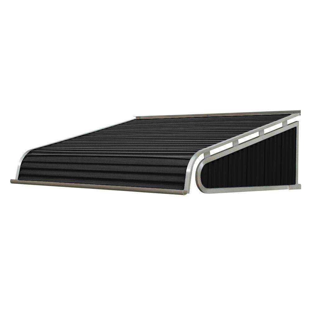 Black Solid Fixed Door Awning X140982