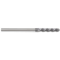 1/2x22 x 2x22 x 4x22 Ball End Mills, Solid Carbide, 4 Flute U755