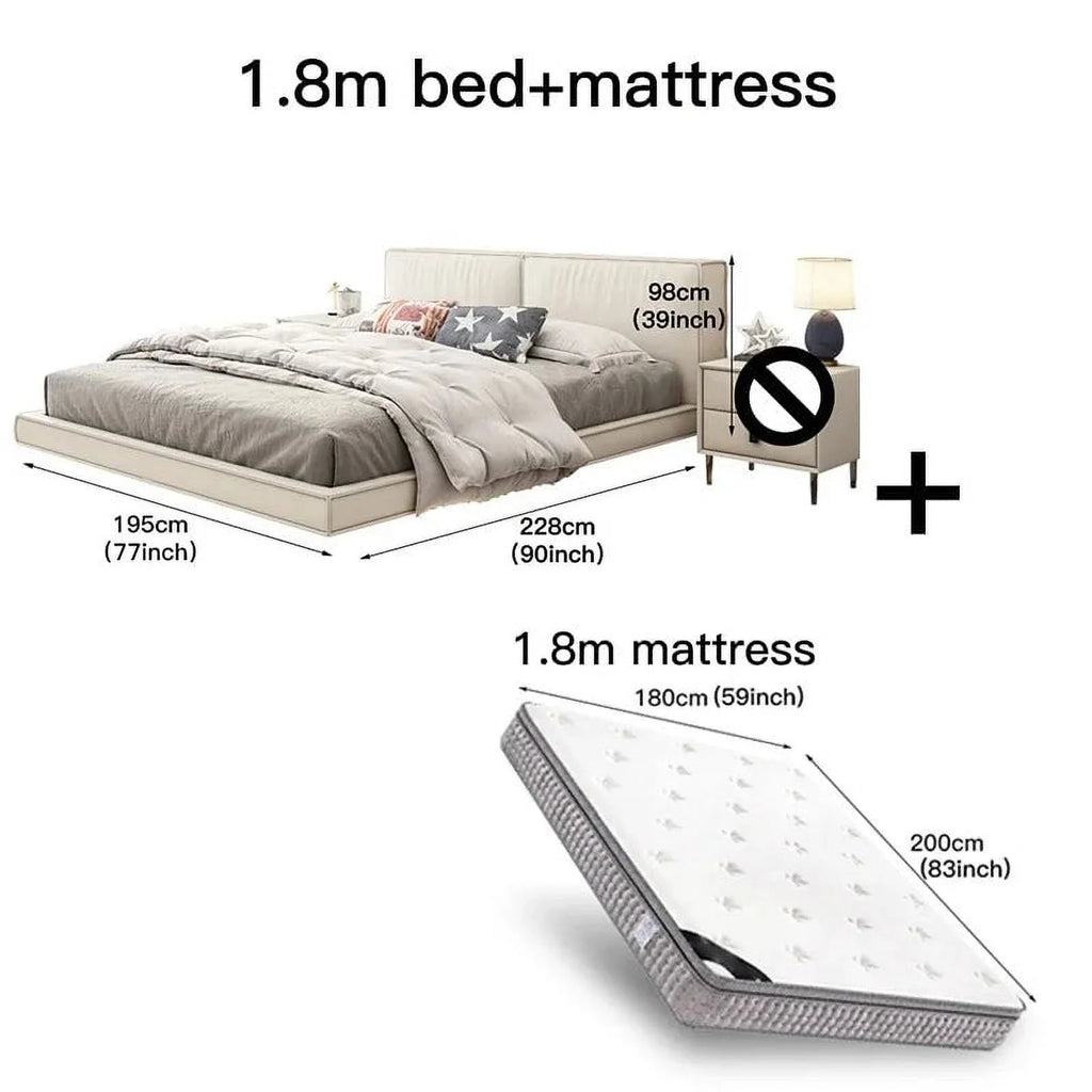 Leather Queen Bed Frame E162