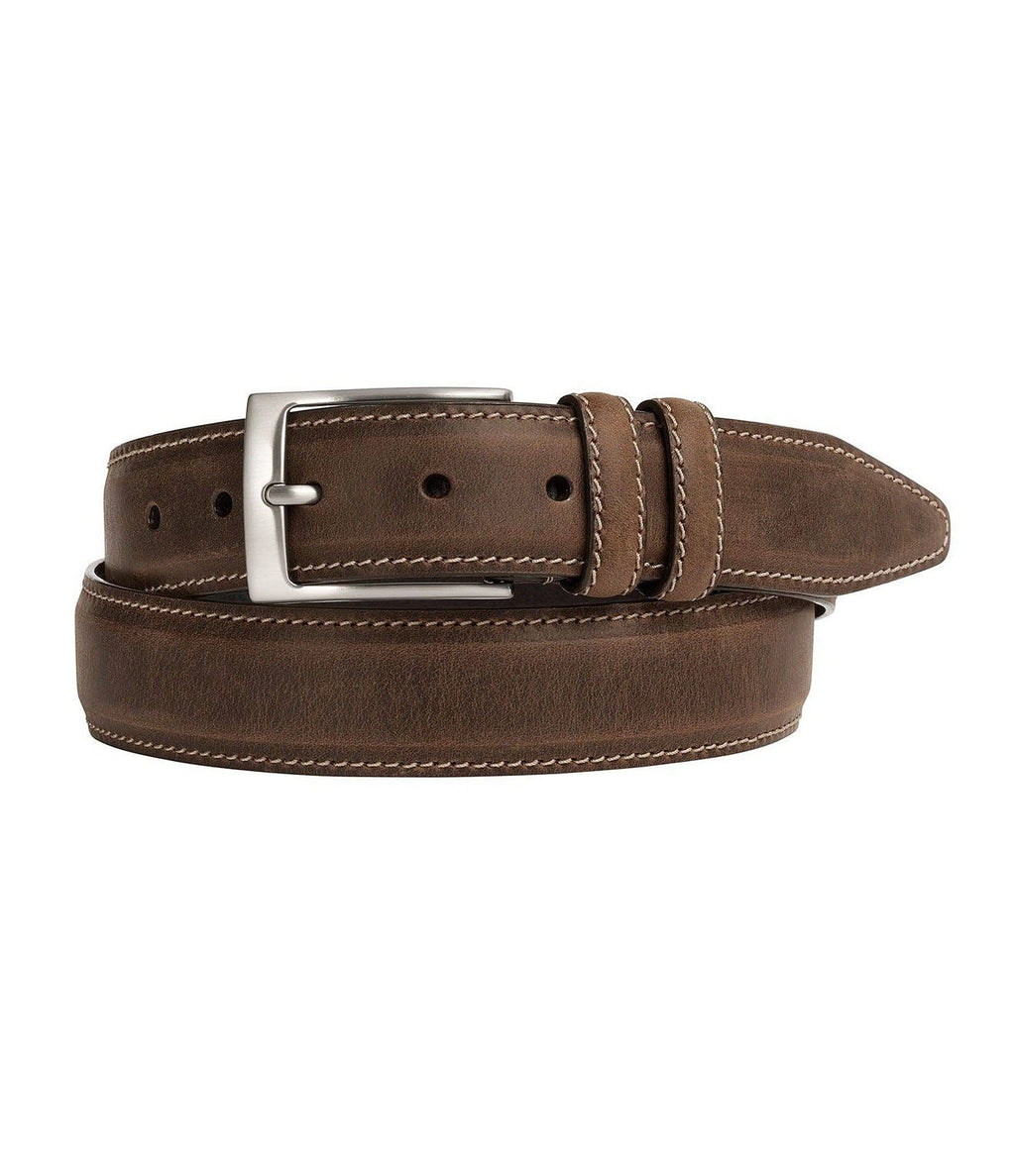 Distressed Casual Belt 36 - Brown E5651