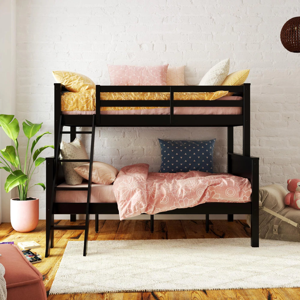 Twin-Over-Full Wood Bunk Bed J7739