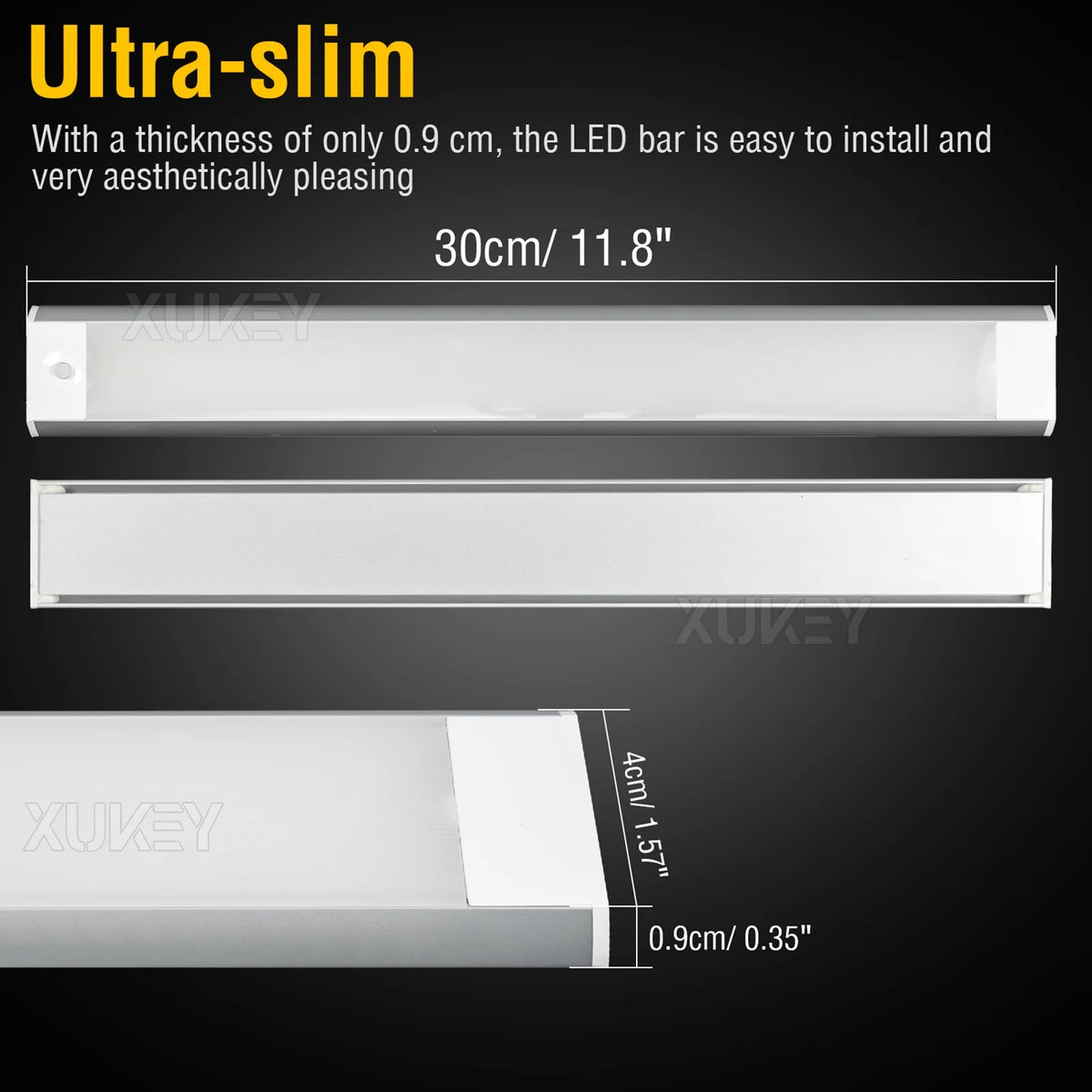 4pc RV Car Interior Led Ceiling Lights Strip Bar Boat Camper Trailer 10W Bright White L5922