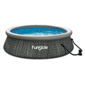 10ft x 30in Round Above Ground Pool with Cartridge Filter Pump R72008