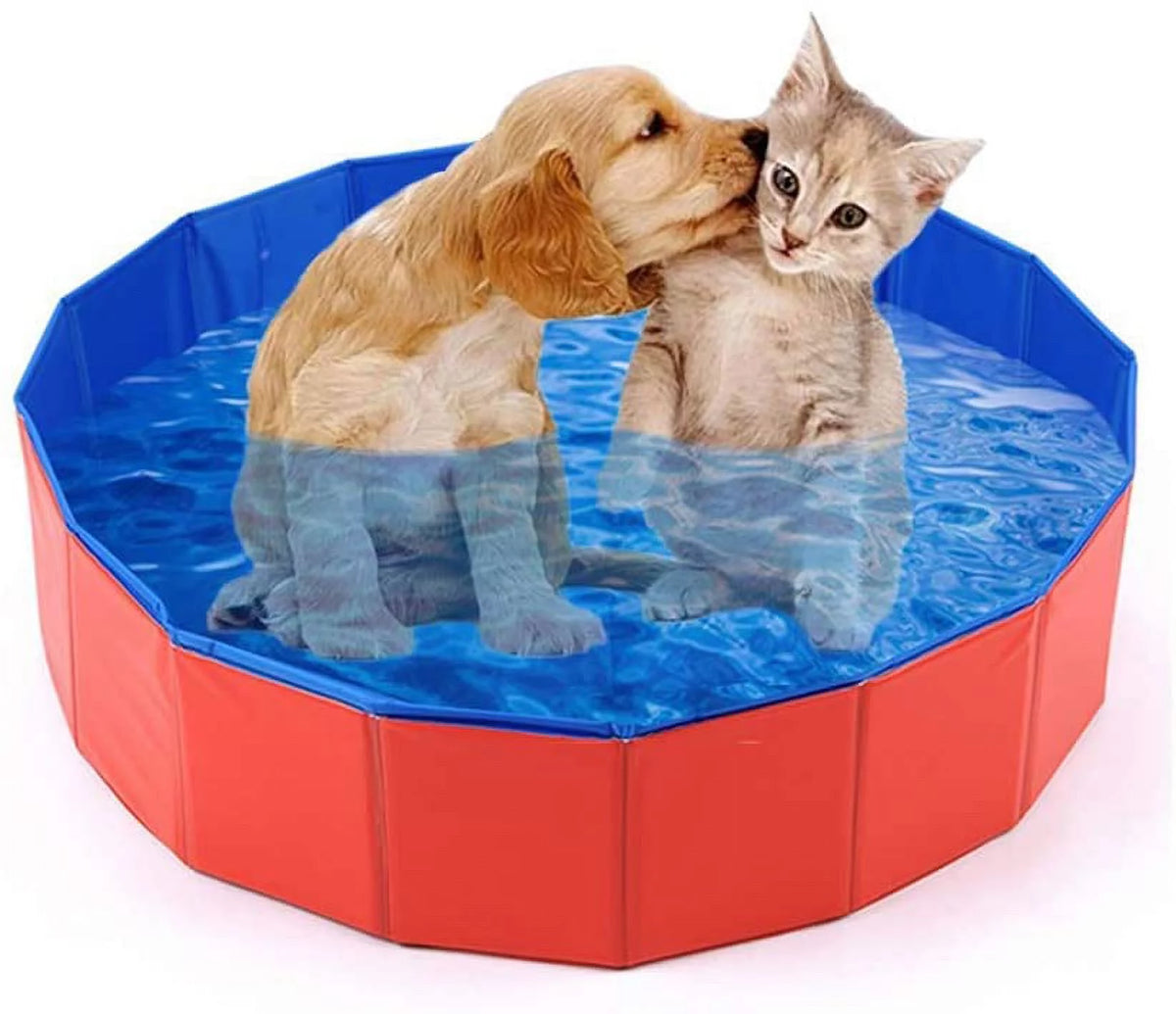 Collapsible Hard Plastic Dog Pool 32 Ball Pit W91448