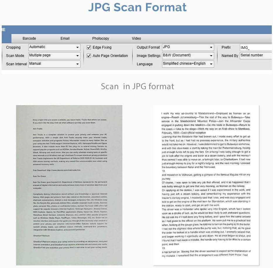 Document Camera & Overhead Scanner X3: Portable 8MP High Definition Capture Size A3 Multi-Language OCR USB Doc Cam F799