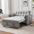 55.5'' Velvet Convertible Sleeper Sofa Bed M971827