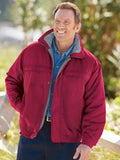 Brick Red Microfiber Jacket N4514