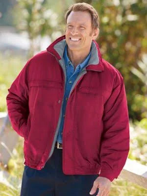 Brick Red Microfiber Jacket N4514