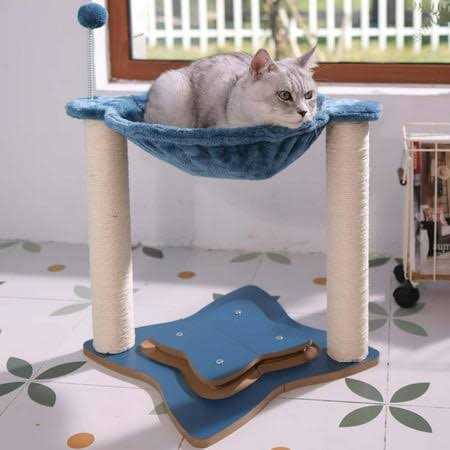 3 in 1 Cat Scratching Post with Hammock K756430