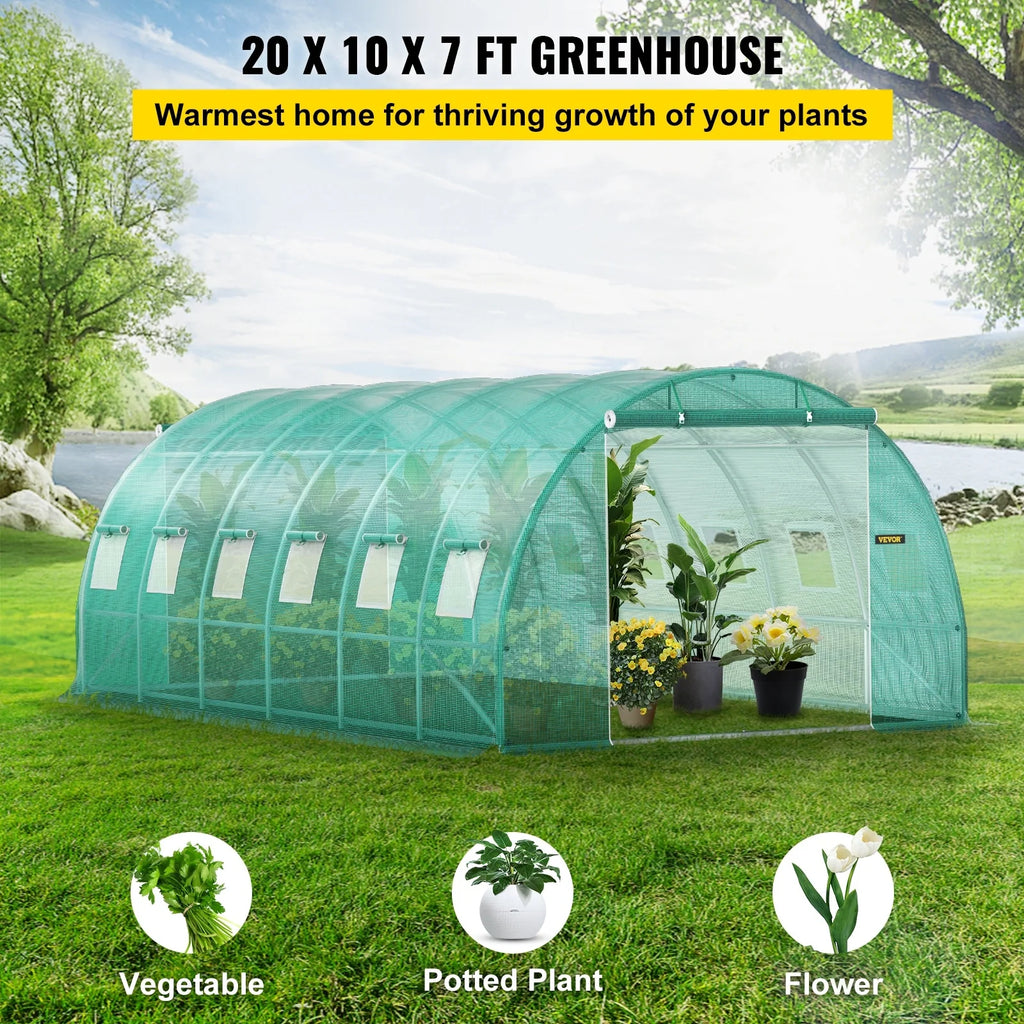 Walk-in Greenhouse Galvanized Frame C179