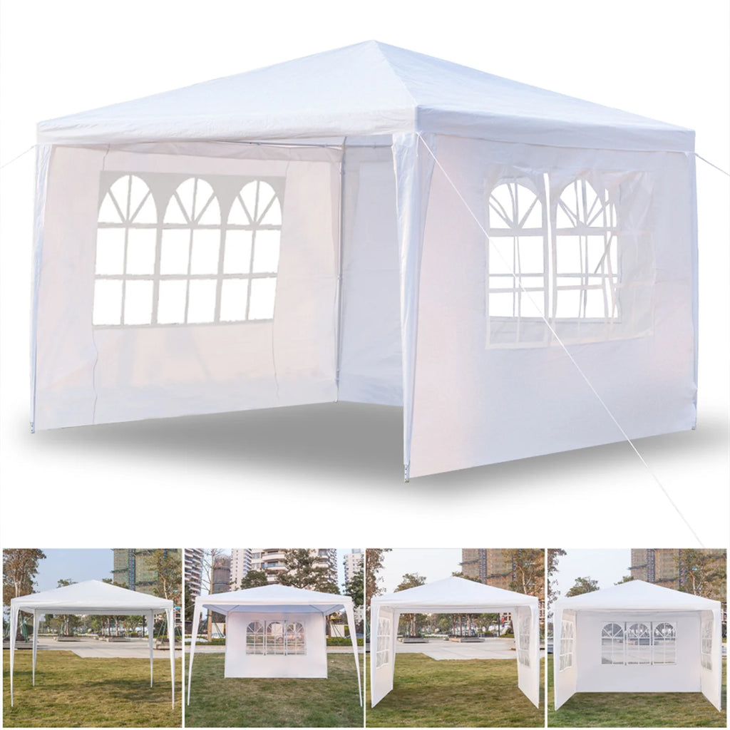 3 x 3m White Waterproof Tent Z702619