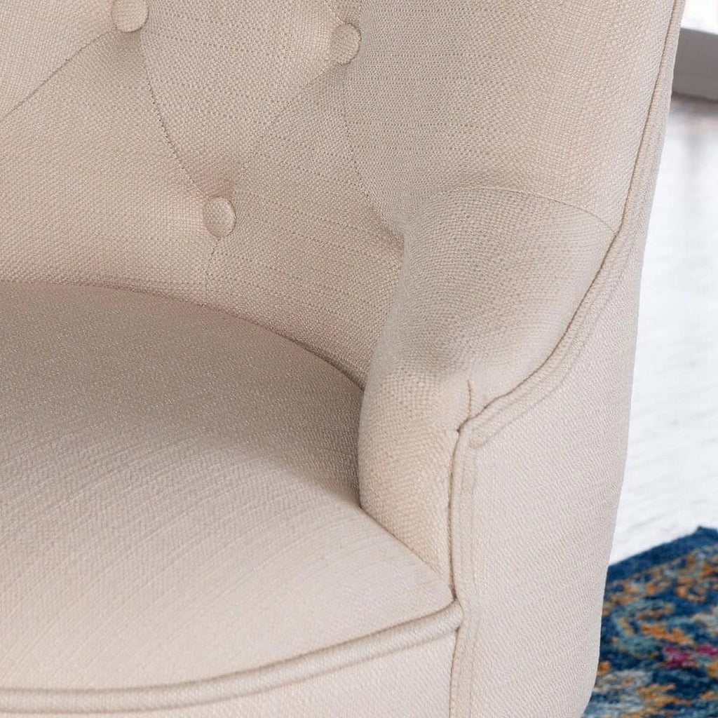 Beige Adjustable Swivel High Back Task Chair L722