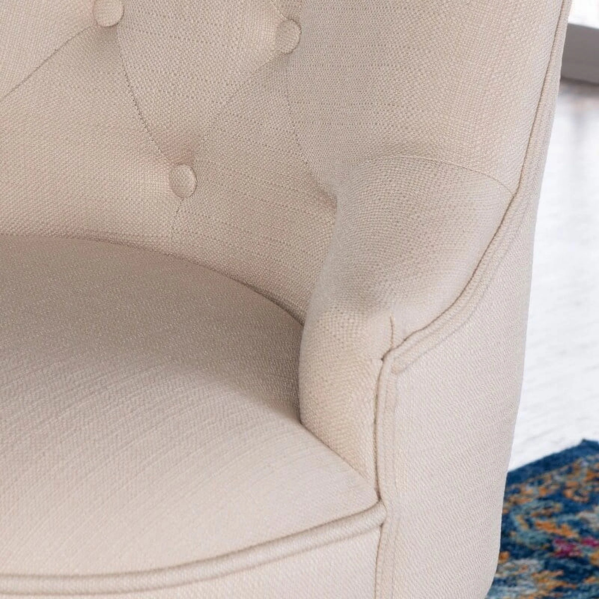 Beige Adjustable Swivel High Back Task Chair L722