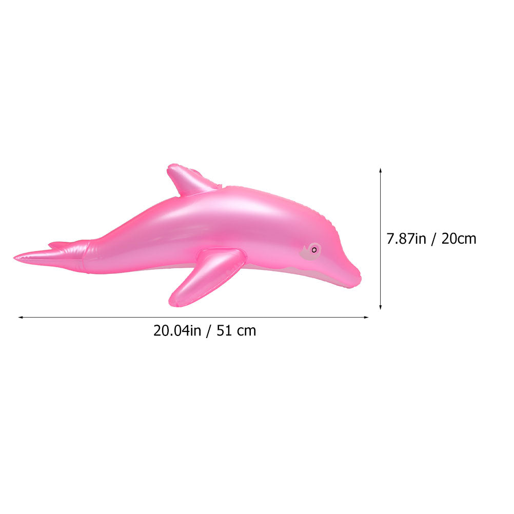 12pcs Inflatable Dolphin Model Inflatable Animal Toy Q7786