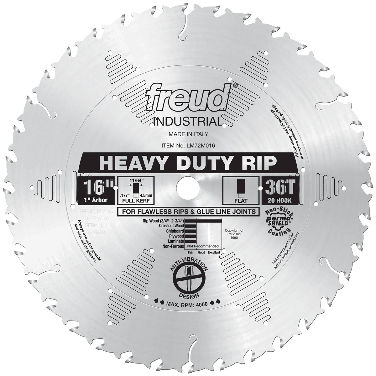 16 inch Heavy-Duty Rip Blade J142