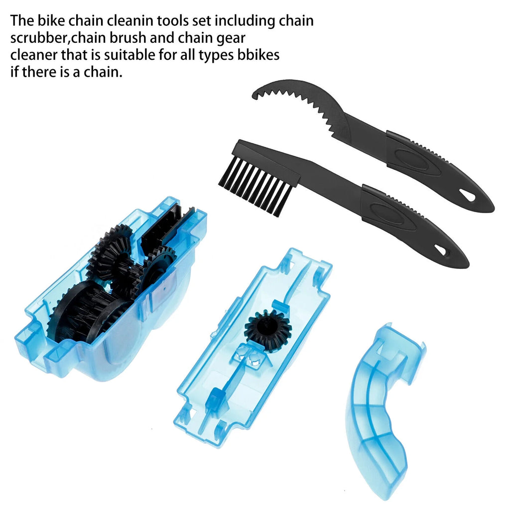 Bicycle Chain Cleaner Cleaning Brush Wheel Kit F986308