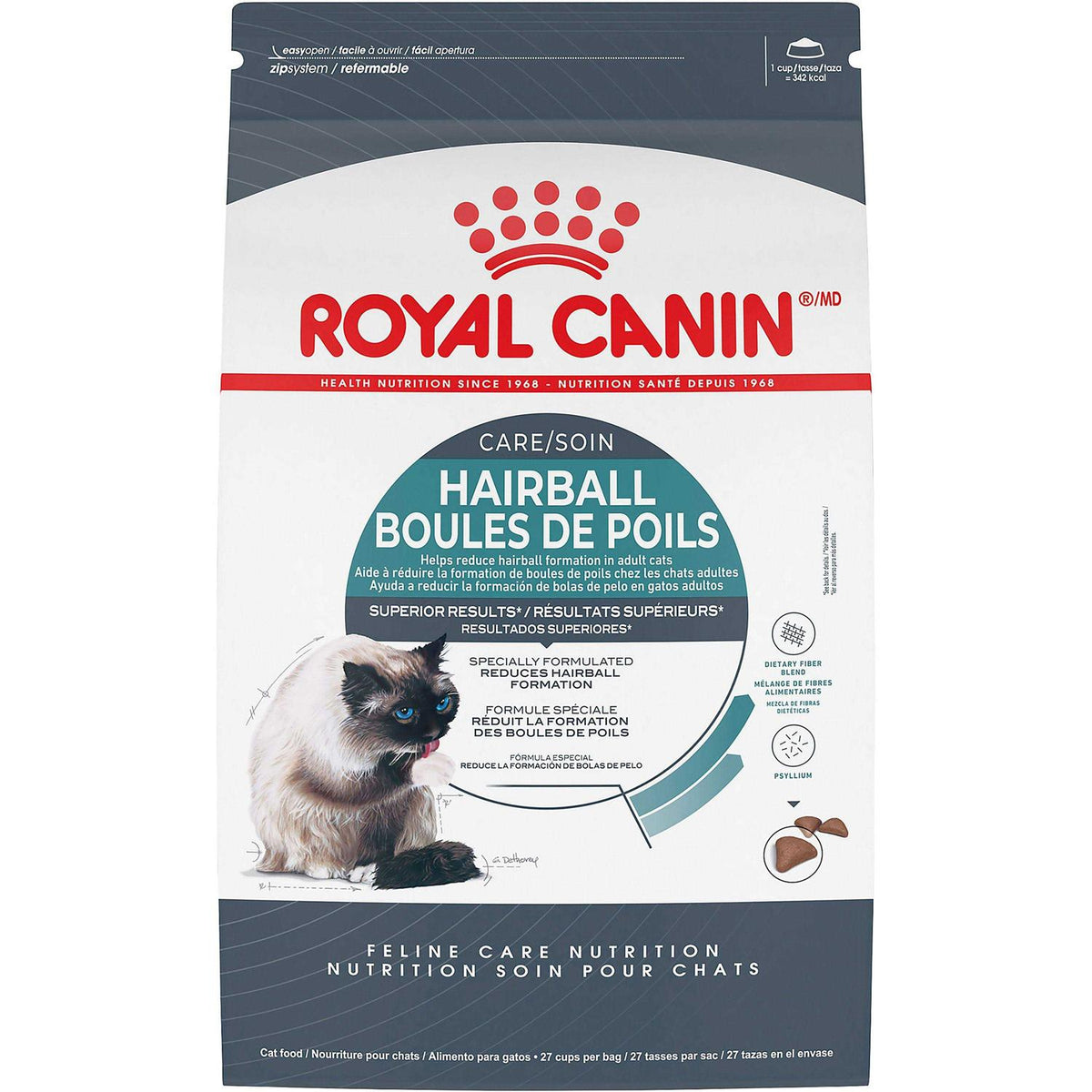 Hairball Care Dry Cat Food E973