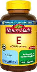 Vitamin E 180 mg 300 Softgels Dietary Supplement K517046