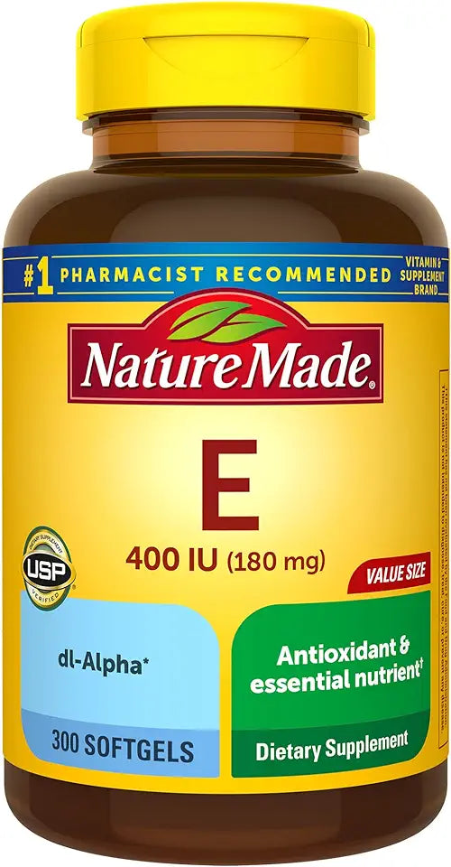 Vitamin E 180 mg 300 Softgels Dietary Supplement K517046